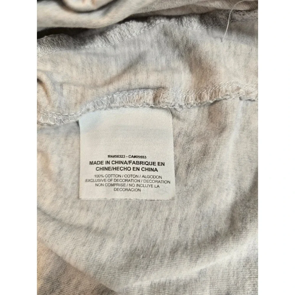 Nike The Nike Tee‎ Long Sleeve Shirt Mens Gray Heather Logo M-READ DESCRIPTION